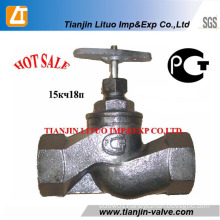 GOST Standard Thread Globe Valve 15kch18p